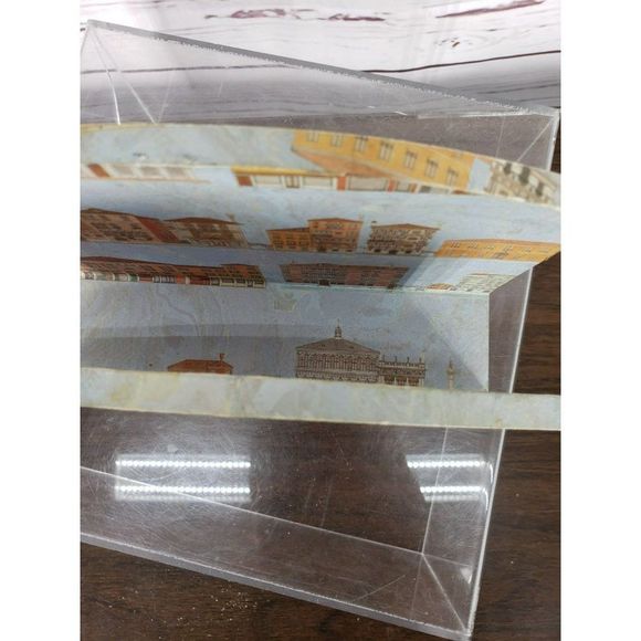 Vintage Cottage City Colonial Office Desk‎ Table Letter Note Holder Organizer - Picture 8 of 13